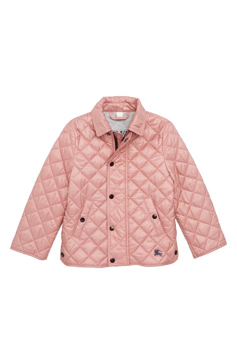 burberry leather coat for girls|Burberry girls' diamond quilted jacket.